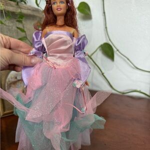 Barbie Swan Lake an Elegant Doll with a Pink and Purple Dress